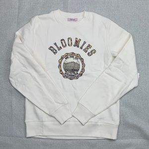 Bloomie Womens Logo Comfy Sweatshirt Ivory XS